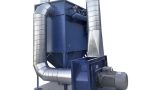 שאיבת אבק נסורת ממכונת קנטים ומשולחן CNC לעיבוד עץ